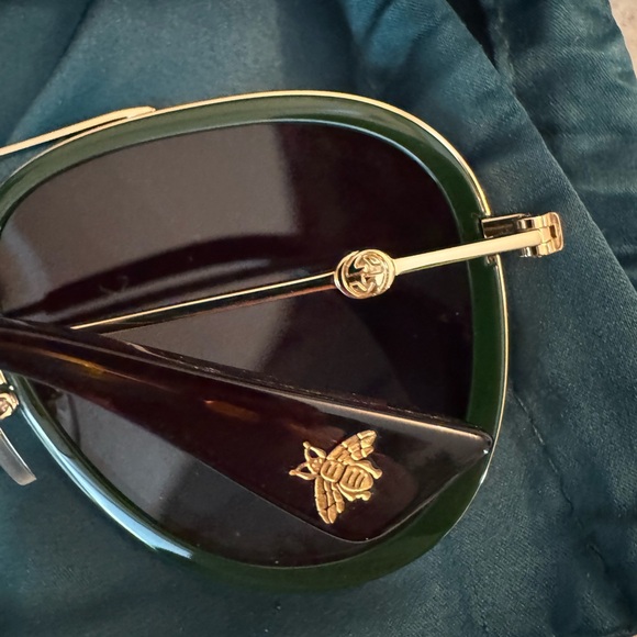 Gucci Aviators GG0062S Sunglasses New Bee Luxury Sunnies - Picture 4 of 12